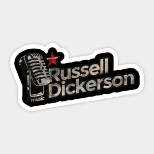 Russell Dickerson - Vintage Microphone Sticker